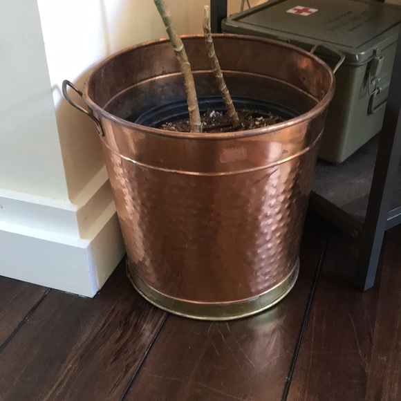 Other - Antique, large copper planter/bin